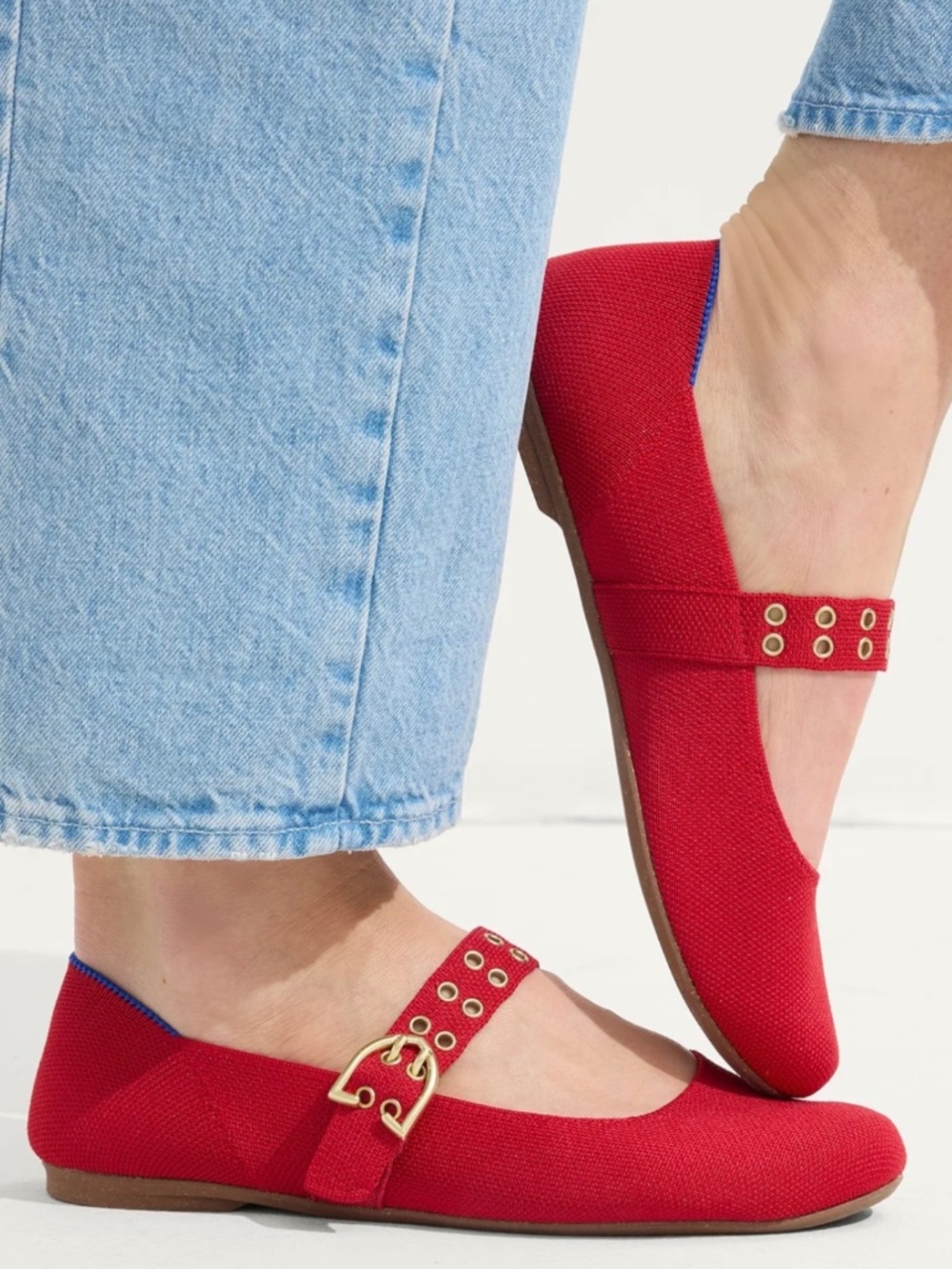 Rothy’s The Ballet Mary Jane in Cherry